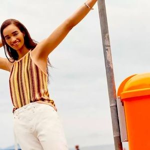 Madewell Crochet Sweater Tank